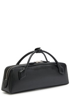 Alaïa Le Teckel Grained Leather Clutch - Black - One Size