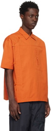 Maharishi Orange Asym Monk Shirt