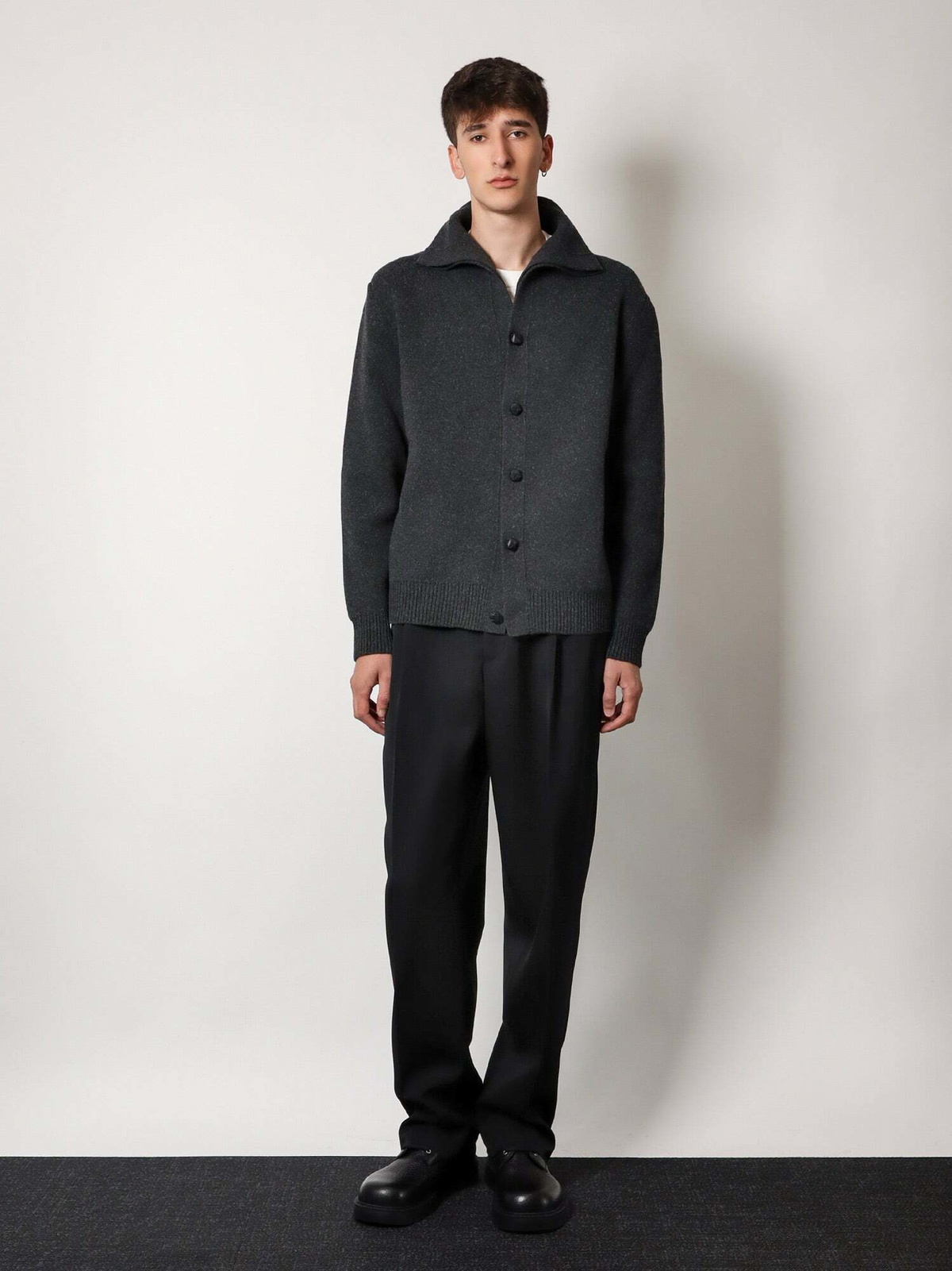 Bottega Veneta Cardigan Grey Mens Knitwear Bottega Veneta