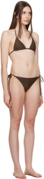 Saturdays NYC Brown Natalia Bikini