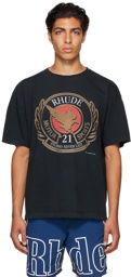 Rhude Black Motor Sports T-Shirt