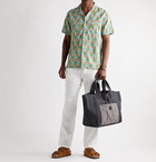 ONIA - Liberty London Camp-Collar Printed Linen and Cotton-Blend Shirt - Blue