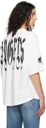 Palm Angels White Printed T-SHirt