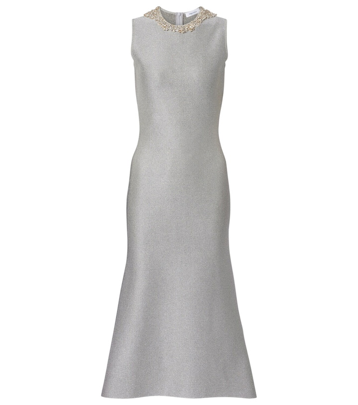 Photo: McQueen Embellished lamé cocktail dress