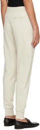 ZEGNA Off-White Drawstring Lounge Pants