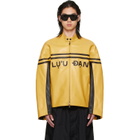 LU'U DAN BRUCE LEE x LỰU ĐẠN Yellow Legacy Moto L-D Leather Jacket