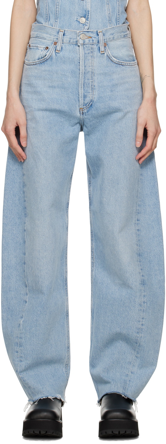 AGOLDE Blue Luna Pieced Jeans