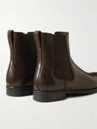 TOM FORD - Robert Polished-Leather Chelsea Boots - Brown