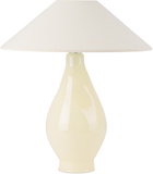 Los Objetos Decorativos Beige Conical Glass Lamp