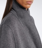 Lisa Yang Double-breasted wool and cashmere coat