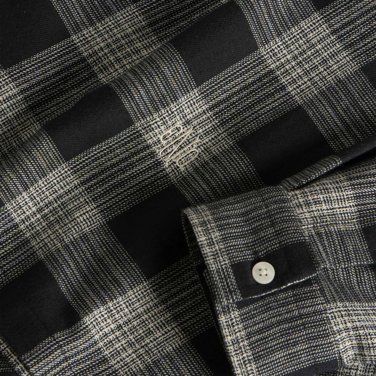 END. Men's Semester Shirt in Black Check