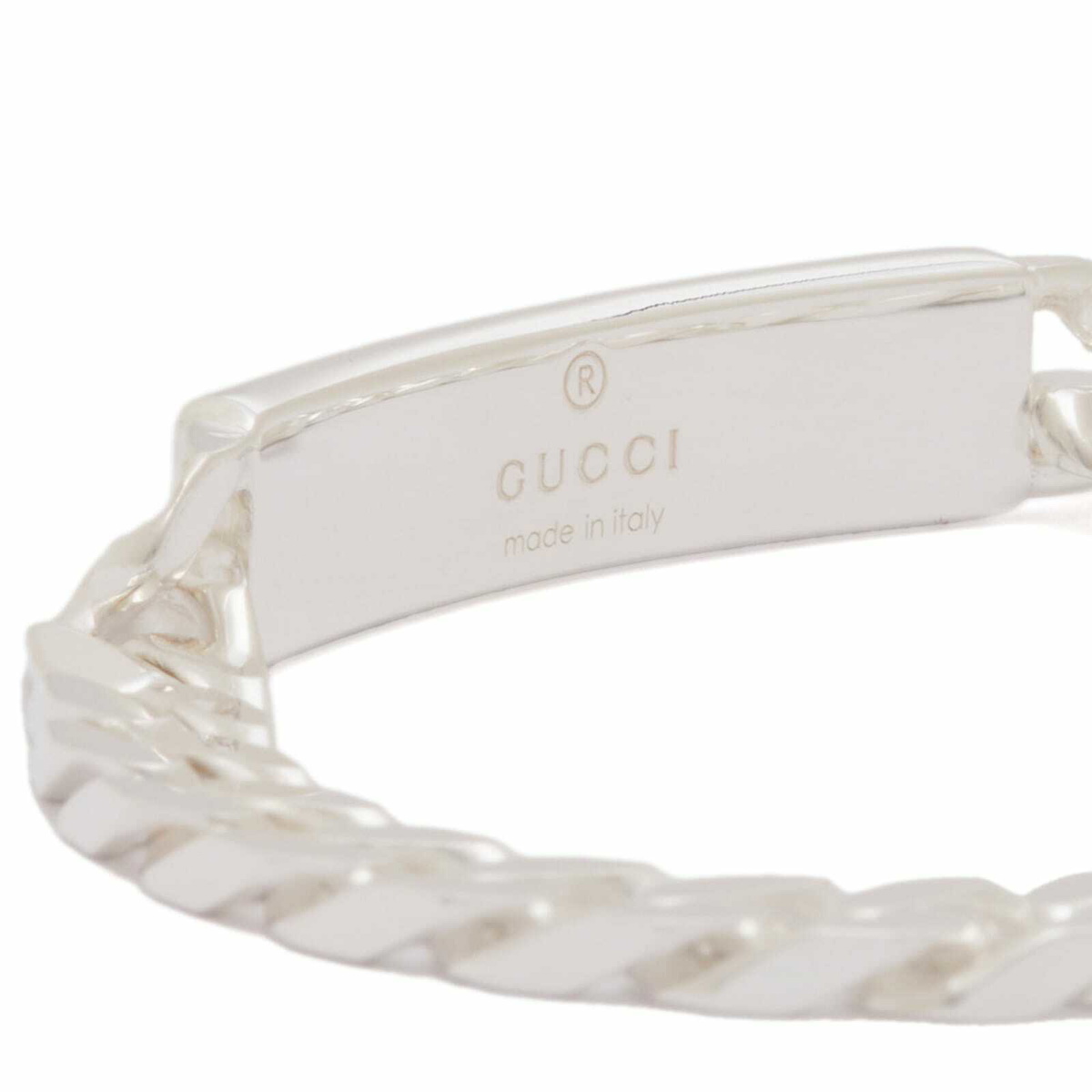 Gucci Men's Signature GG Bracelet in Silver