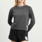 Satisfy Women's Auralite Long T-Shirt in Pigment Black