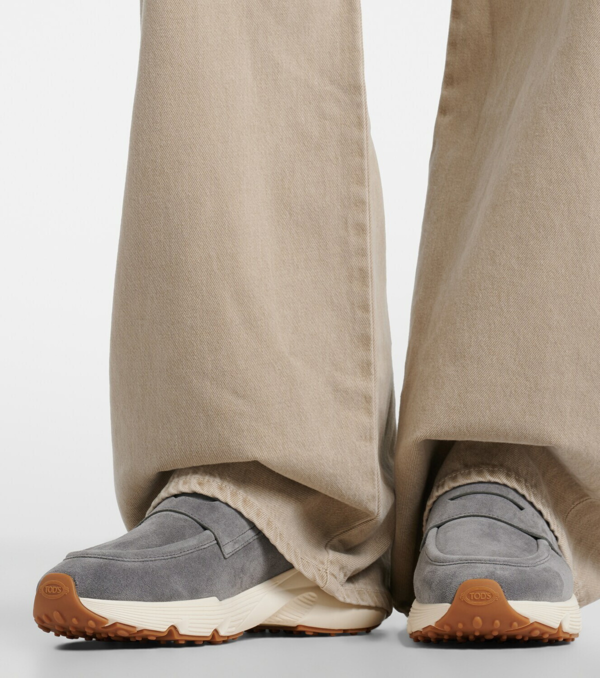 Tod's Suede penny loafers