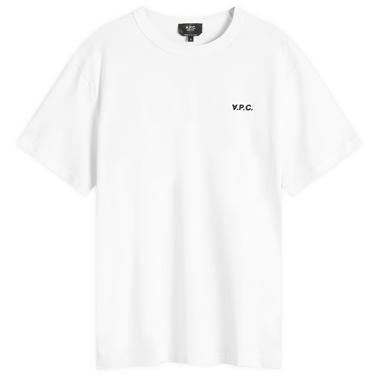 ☆韓国の人気☆【A.P.C.】☆VPC T-Shirt White Dark Nav.y☆ ☆韓国の人気☆【A.P.C.】☆VPC T-Shirt White Dark Nav.y