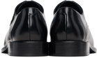 Stefan Cooke Black Slashed Square Toe Derbys