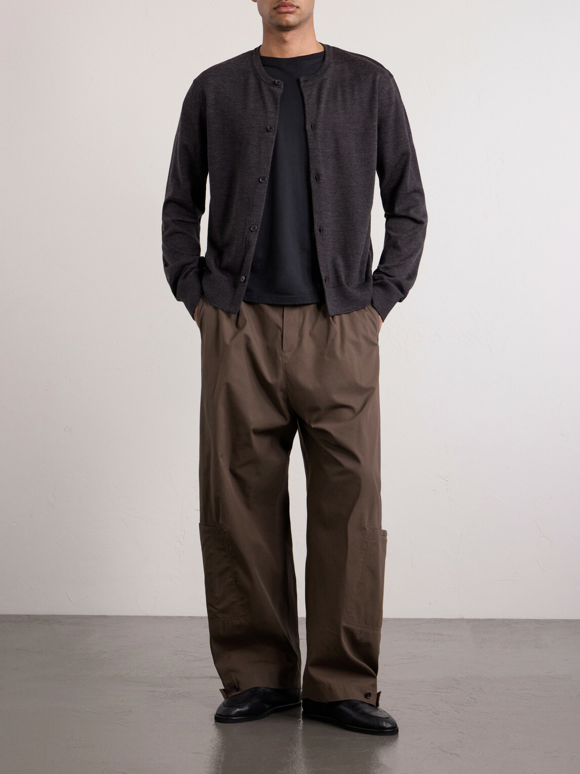Amomento - Wool Cardigan - Brown