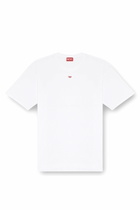 Diesel T-shirt with embroidered D patch - T-Shirts - Unisex - White