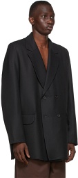 Camiel Fortgens Black Double-Breasted Suit Blazer