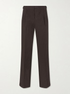 3sixteen - Safari Straight-Leg Cotton-Poplin Trousers - Brown