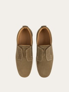 Ferragamo Mens Derby slip-on in Brown