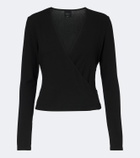 Leset Lauren jersey wrap top