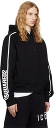 Dsquared2 Black Cipro Raglan Fit Hoodie