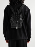 Christian Louboutin - Explorafunk Studded Croc-Effect Backpack