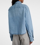 7 For All Mankind Ivy cotton and linen denim shirt