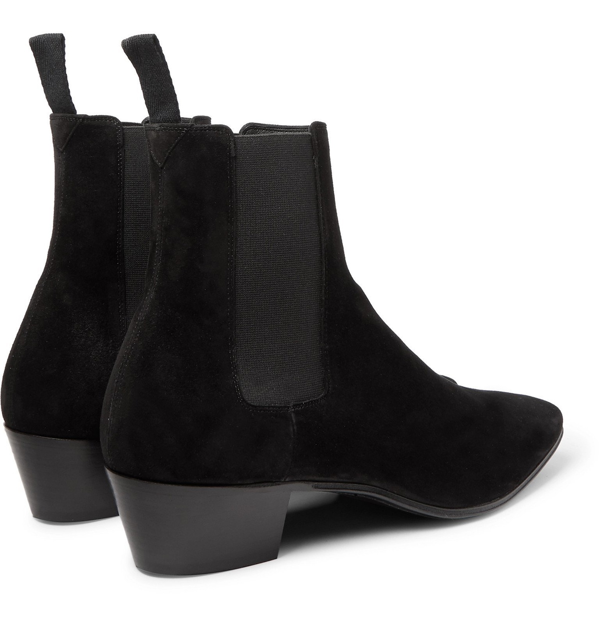 Black saint laurent boots sale