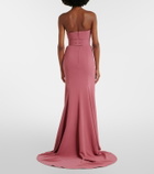 Solace London Seraphina one-shoulder gown