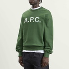 A.P.C. Men's Vintage Sweatshirt in Dark Green