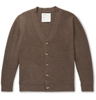 Entireworld - Big Cardi Ribbed Merino Wool Cardigan - Brown