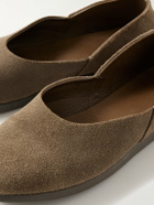 Stòffa - Suede Slippers - Brown