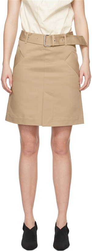 Photo: TOTEME Taupe Trench Miniskirt