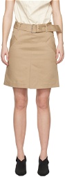 TOTEME Taupe Trench Miniskirt