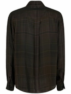 LEMAIRE - Check Print Viscose Shirt