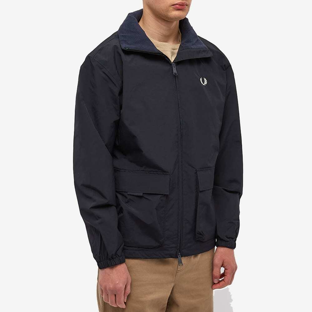 Fred Perry Authentic Men's Patch Pocket Jacket in Navy Fred Perry