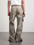 DRKSHDW by Rick Owens - Straight-Leg Cargo Jeans - Brown
