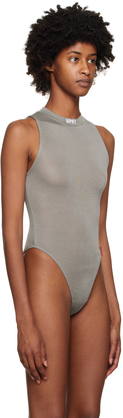 Heron Preston Gray 'HPNY' Bodysuit
