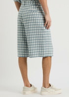 Nahmias Plaid-jacquard Woven Shorts Grey
