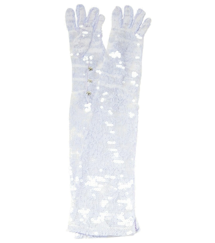 Photo: Bottega Veneta - Lace sequin gloves