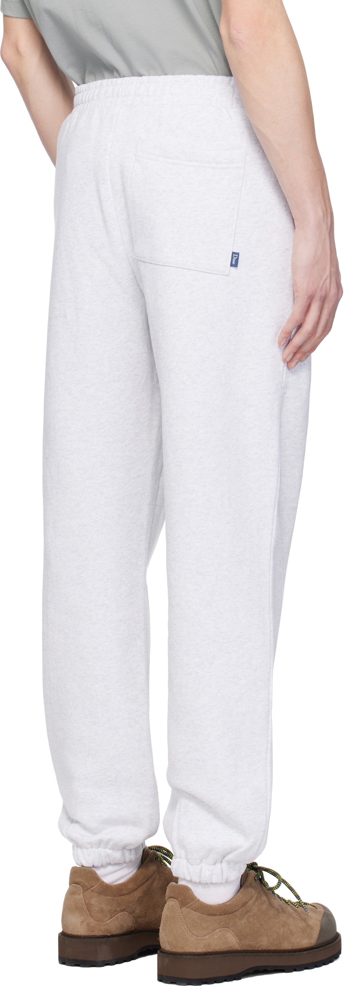 Dime Gray Classic Small Logo Sweatpants