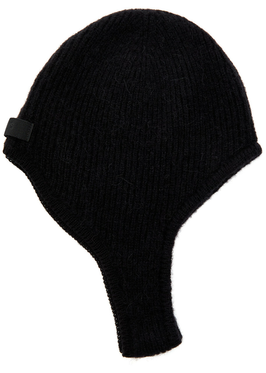 Jacquemus La Capuche Gros Grain Alpaca-blend Balaclava - Black - One Size
