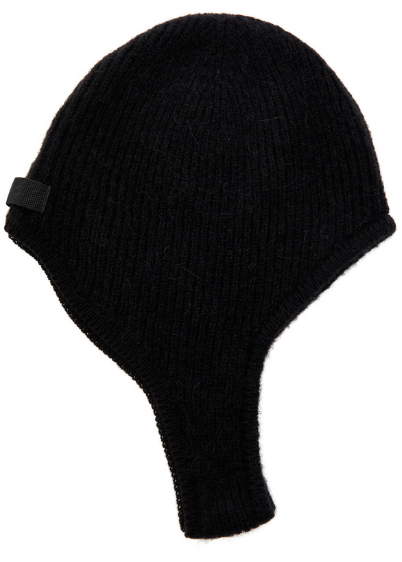 Photo: Jacquemus La Capuche Gros Grain Alpaca-blend Balaclava - Black - One Size