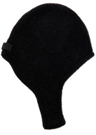 Jacquemus La Capuche Gros Grain Alpaca-blend Balaclava - Black - One Size
