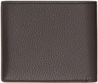 TOM FORD Brown Soft Grain Leather Bifold Wallet