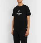 Moncler Genius - 7 Moncler Fragment Logo-Print Cotton-Jersey T-Shirt - Black