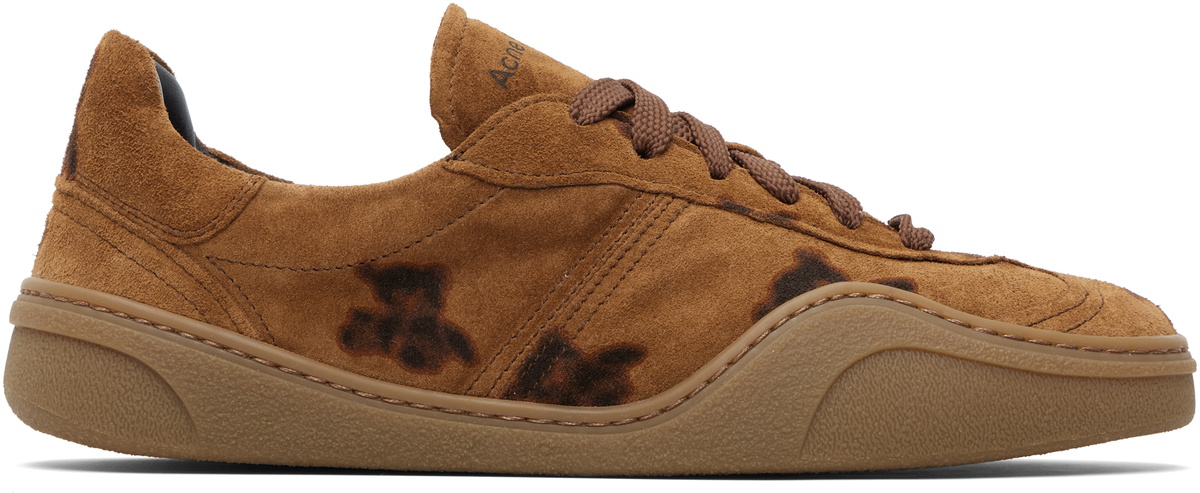 Acne Studios Brown Lace-Up Sneakers
