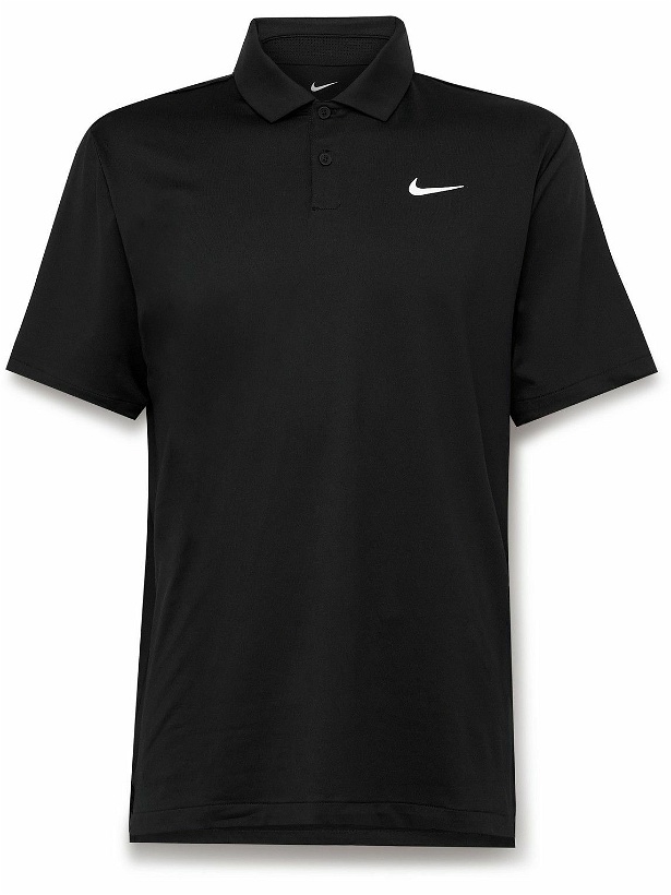 Photo: Nike Golf - Tour Logo-Print Dri-FIT Golf Polo Shirt - Black